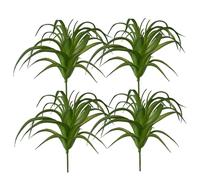 AwnsIMfreien Artificial Succulents, 4Pcs Artificial Air Plants 6x5 Realistic Air Plants PVC Succulents Low Maintenance Tillandsia DIY Faux Greenery for Flower Arrangement,