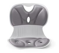 AwnsIMfreien Ergonomic Back Support, Office Chair Posture Corrector - Large Grey (36 * 31 * 31cm) For Desk, Office, Students & Kids With Pelvic Support & Breathable Design, Chair Posture Corrector