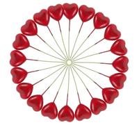 AwnsIMfreien Heart Decor, Heart Cake Topper, 20PCS Mini Red Foam Hearts for DIY Crafts, Valentines Miniatures, Dollhouse Accessories and Home Decor, Dollhouse Accessories