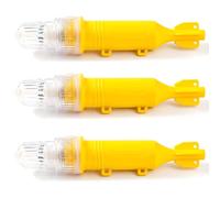 AwnsIMfreien Marine Flares, 3pcs Waterproof Flare For Boat, Portable Smart Light-control Boat Flares (yellow), Flare For