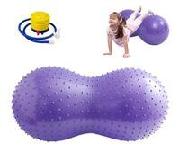 AwnsIMfreien Peanut Ball Pregnancy, Peanut Ball 35x18 Inch Anti Burst Exercise with a Air Pump Thicken PVC for Kids Pregnancy Portable Yoga for Home Gym