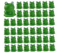 AwnsIMfreien Tiny Frogs, Mini Frogs 200PCS Waterproof Mini Resin Cute DIY Frog Figurines Fade-Resistant Desktop Frog Toy for Moss Landscape Garden 0.7x0.6 in Green, Toy