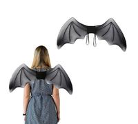 AWOCAN Bat Wings Halloween Costume Vampire Wing Props Costume Wings for Dress Up Role Play Props for Halloween Party (Black)
