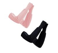 AWOCAN UV Protection Cooling Arm Sleeves, Sun Protection Covers for Men and Women, Relaxed Fit Sports Sleeves Tattoo Sleeve Covers (black+pink)