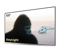 AWOL VISION 100" UST Projector Screen for Bright Day Light Using, 85% Ambient Light Rejecting (ALR) Fresnel Projector Screen for Ultra Short Throw Projector, Fixed Frame, Active 3D, HDR -D100