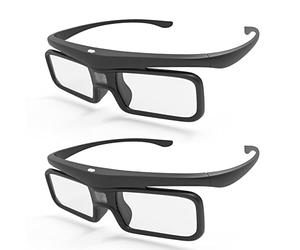 AWOL VISION DLP Link 3D Glasses, Rechargeable Active Shutter Eyewear compatiable with AWOL VISION LTV-2500, LTV-3500, Vanish TV & Other DLP-Link 3D projectors