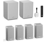 AWOL VISION ThunderBeat 4.2.2 All-Wireless Home Theater Sound System, Surround Sound System with Dual 120W Subwoofers and Upward Firing Speakers, Dolby Atmos DTS Support (4.2.2)