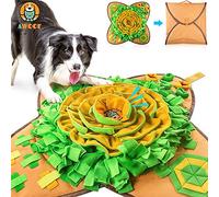 AWOOF Snuffle Mat Pet Dog Feeding Mat, 28''x28'' Interactive Dog Puzzle Toys Encourages Natural Foraging Skills