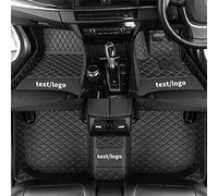 Awotzon Custom Car Floor Mats, Suitable for Ford, Breathable, Waterproof, Durable Polyester All-Weather Floor Mats for Cars,Right Hand Drive(Black)
