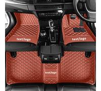 Awotzon Custom Car Floor Mats, Suitable for Toyota, Breathable, Waterproof, Durable Polyester All-Weather Floor Mats for Cars,Right Hand Drive(Brown)