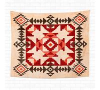 Awowee Tapestry Wall Hanging Native Absract Geometric in American Indian Pattern Navajo Ethnic 130x150cm/50 x60 Home Decor Tapestries Wall Blanket for Dorm Living Room Bedroom