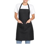 AWOXIHJ 1 Apron, Black, Chef's Apron, Cotton, One Size, For Men & Women