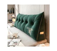 Awoyep Backrest Pillow, Back Cushion Reading Pillow for Bed Backrest Pillow Back Cushion Removable Comfortable Lumbar Pillow Sofa Back Cushion Wedge Pillow with Pocket(Dark green,180 * 50 * 20cm)