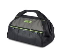 AWP 15-in Zippered Wide Opening Tool Bag | 3 Exterior Pockets For Tool Organization