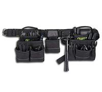 AWP Carpenter Tool Rig with Carry Handles, Premium Tool Belt, Air-Mesh Padded Belt Fits Waists Up to 50 Inches