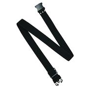 AWP Unisex's Poly Rugged Polyester Webbing with Quick Release Buckle Work Belt | Fits up to 50" Waist Sizes | Black, 1 Count (Pack of 1)