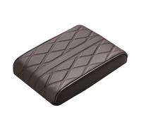 AWPF Car Armrest Cushion for Audi A7 (4G 4K 2010-2025 2026),Car Center Console Cover,Center Console Armrest Cover Mat,Arm Rest Cushion Pads,Interior Accessories,Easy to install, 32X22X5CM- brown