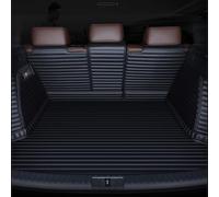 AWPF Car Boot Liner for BMW X1 U11 U12 2023-2025, Tailored Car Leather Full Coverage Trunk Mat-Trunk Mat Protector, Scratch-Resistant Foldable Interior Accessories,A-Black
