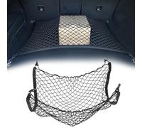 AWPF Car Cargo Net for BMW 3 Series F30 2012-2018, Car Boot Cargo Net -Car Trunk Net -Elastic Nylon Car Boot Net, Stretchable Storage Organizer with 4 Hooks