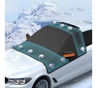 AWPF Car Windshield Cover for Volvo V40 2012-2019 V40, Foldable Car Windscreen Snow Cover, Magnetic Car Windshield Cover -Snow Ice Frost Sun UV Dust Water -Easy to Use,A-Magnetic