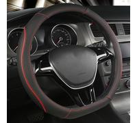 AWPF Steering Wheel Covers for Ford Kuga Puma Crossover 2020-2024, PU Leather Car Steering Wheel Protector Elastic Breathable and Odorless Car Steering Wheel Covers, for Fit Four Seasons