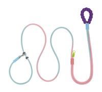 Awpland Dog Leash Slip Lead, 11.5 FT x 2/5" Heavy Duty Dog Line with Soft Foam Padded Handle, Strong Rope No Pull Pet Training Leash for Small Medium and Large Dogs