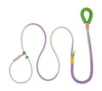 Awpland Dog Leash Slip Lead, 8.2 FT x 2/5" Heavy Duty Dog Leash with Soft Foam Padded Handle, Strong Rope No Pull Pet Training Leash for Small Medium and Large Dogs