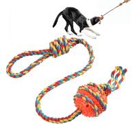 Awpland Dog Rope Toys for Aggressive Chewers, Heavy Duty Cotton Rope Dog Toys with Chew Ball, Tug of War Dog Pull Rope Teeth Cleaning and Boredom