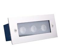 AWSAD Outdoor Inground Led Lights Waterproof IP65AC12/24V Low Voltage Decking Lights Suitable for Lanes, Decks, Steps 3W (Color : White light, Size : D)