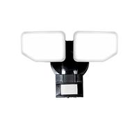 AWSENS 30W LED Security Lights Motion Sensor Light Outdoor, 180 Degree, 2600 LM Motion Security Light, 5100 K, ETL Water Resistant, 2 Head Motion Detector Flood Light for Garage, Yard, Porch (Black)