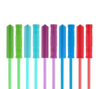AWSOLAR 10 Pcs Sensory Pencil Chew Topper, Chewable Pen Toppers ADHD Tools for Kids Sensory Autism ADHD