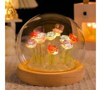 AWSOLAR Color Rose Lamp, Forever Rose Lights, Flower Lamp, Light up Rose Gift