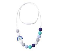AWSOLAR Rainbow Chew Necklace, Sensory Chew Necklace for Autism, ADHD, SPD