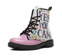 AWSOLE Floral Ankle Boots For Women Fashionable Fall Winter Lady's Footwear Cozy Stylish Comfortable Waterproof Hiking Bootie