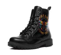 AWSOLE Floral Ankle Boots For Women Fashionable Fall Winter Lady's Footwear Cozy Stylish Comfortable Waterproof Hiking Bootie