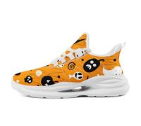 AWSOLE Halloween Lightweight Breathable Sneakers for Men Women Gift Unisex Ghost Pumpkin Comfort Cushioned Gym Running Shoes