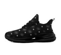 AWSOLE Halloween Lightweight Breathable Sneakers for Men Women Gift Unisex Ghost Pumpkin Comfort Cushioned Gym Running Shoes Black Grey White