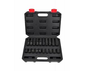 AWTOOLS PISK Set 1/2" 20pcs Short and Long Black LINE