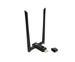 AWUS036ACM Long-Range Wide-Coverage Dual-Band AC1200 USB Wireless Wi-Fi Adapter w/High-Sensitivity External Antenna - Windows, MacOS & Kali Linux Supported
