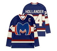 AWVHSAB Men's Women's Sport Pullover, Heated Rivalry Hockey Jersey Shane Hollander + Ilya Rozanov Jersey Vneck Shirt, Hudson Williams & Connor Storrie Fan Merch (UK, Alpha, M, Regular, Regular, Blue)