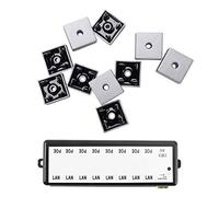 Awwertse 10 PCS 50A 1000V Metal Case Single Phases Diode Bridge Rectifier KBPC5010 with 8 Ports Poe Injector Poe Splitter