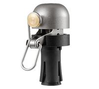 Awwertse 18-25mm Handlebar Plug Mini Bicycle Bell Road Bike Alloy Waterproof High Decibel Horn Silver
