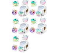 Awwertse 2Inch Thermal Labels, 2000 Pcs Round Self-Adhesive Direct Thermal Printer Label for Color Coding Label Printer, Logo