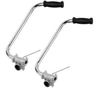 Awwertse 2PCS Weed Eater Handle - String Trimmer Handle, Ergonomic Trimmer Grip, Weedeater Handle with Bracket Clamp