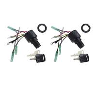 Awwertse 2X NEW-87-17009A5 Boat Motor Ignition Key Switch for Mercury Outboard Motors 3 Position Off-Run-