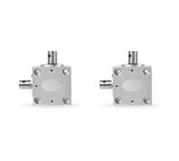 Awwertse 2X Steering Gear 90° Angel Drive,Tapered Bevel- 1:1 Ratio,Single Output 15mm Shaft 1.5 Module 20 Steel