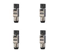 Awwertse 4Pcs RJ45 Cat8 Ethernet Cable Connectors RJ45 Metal Tool Free Easy Termination Plug 2000MHz 40G LAN Cable 22AWG - 24AWG