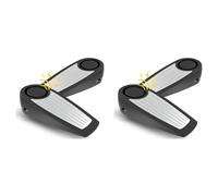 Awwertse 4X Door Stop Alarms 130DB Intruder Alert Siren,Floor Mount Type,Rubber Security Devices Door Wedge for Home