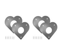 Awwertse 4x Woodpecker Protection for Nesting Box and Bird House - Extra Safe Flight Hole Protection (28 + 32 Mm)