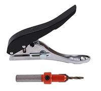 Awwertse Edge Puncher Carpentry Round Hole 8Mm Countersunk Drill Puncher PVC Adjustable Size Carpentry Tool
